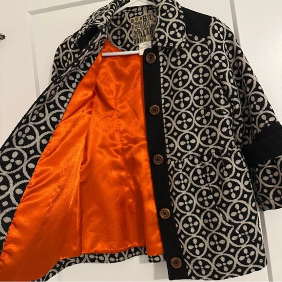 Billabong Black and Cream Patterned Jacket Size Small Women’s - Picture 8 of 9